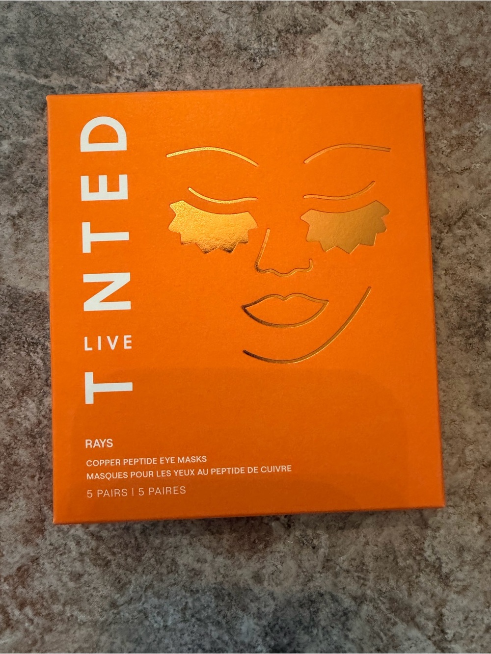 LIVE TINTED RAYS Copper Peptide Eye Masks